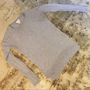 Gray High Low Sweater